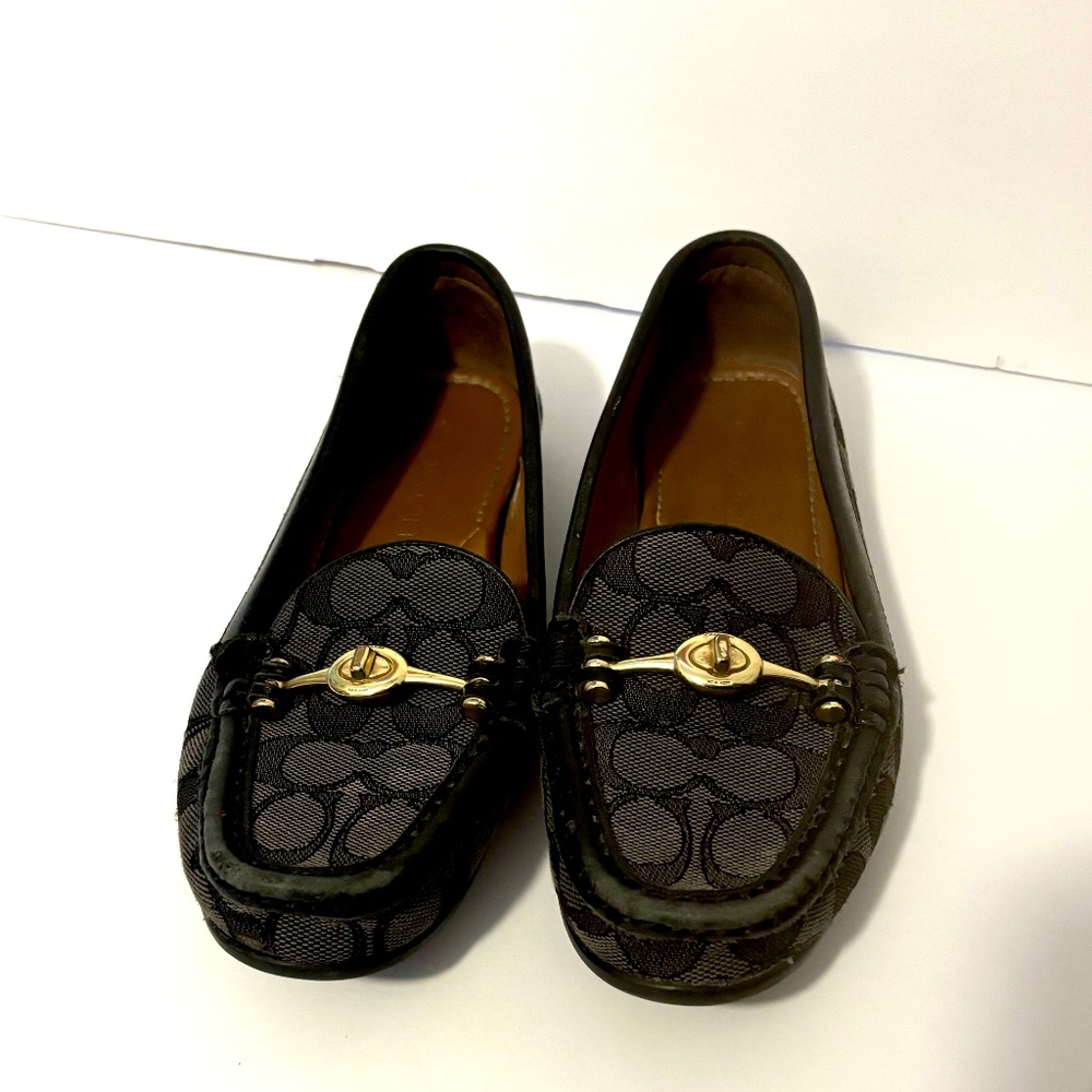 Coach Loafers, size 6, horse bit hardware